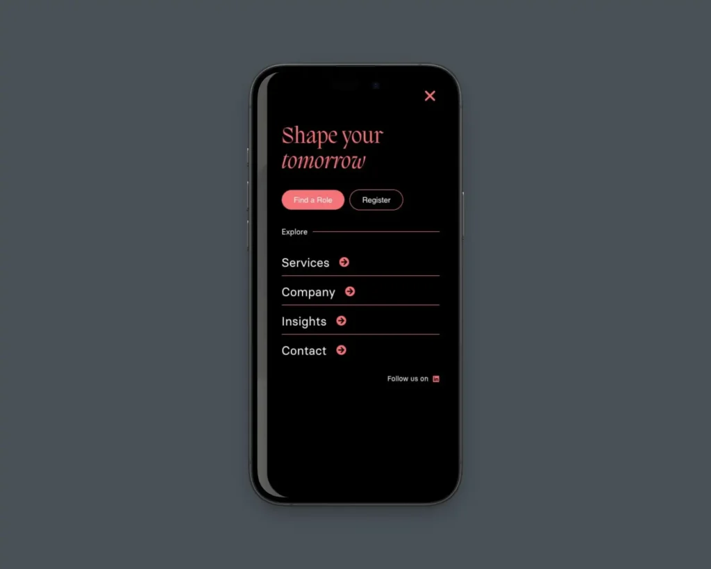 Eaton Syalon Recruitment Agency, Mobile Nav Open
