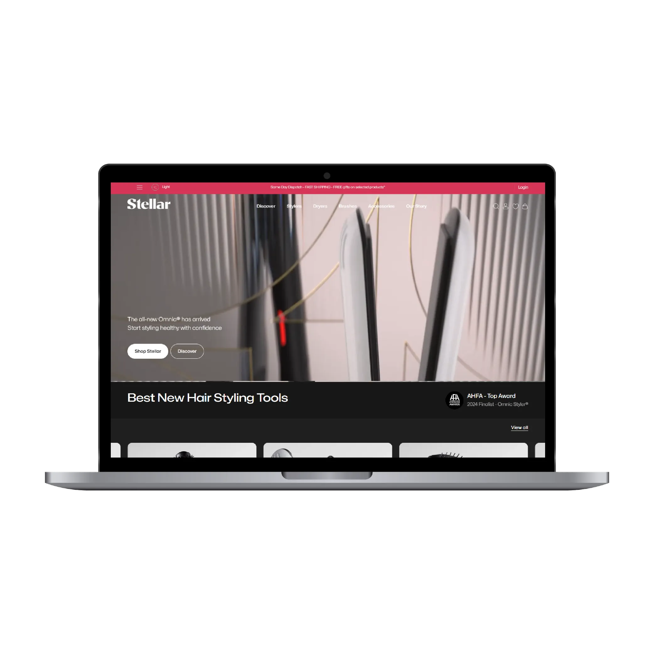 Stellar Hair – Shopify E-commerce Development
